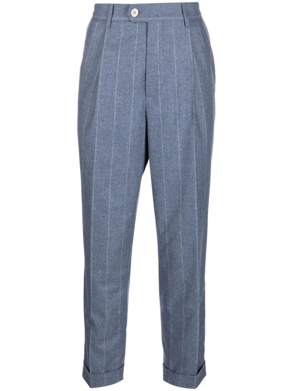 Брюки строгого кроя со складками Brunello Cucinelli, синий
Брюки строгого кроя со складками Brunello Cucinelli, синий