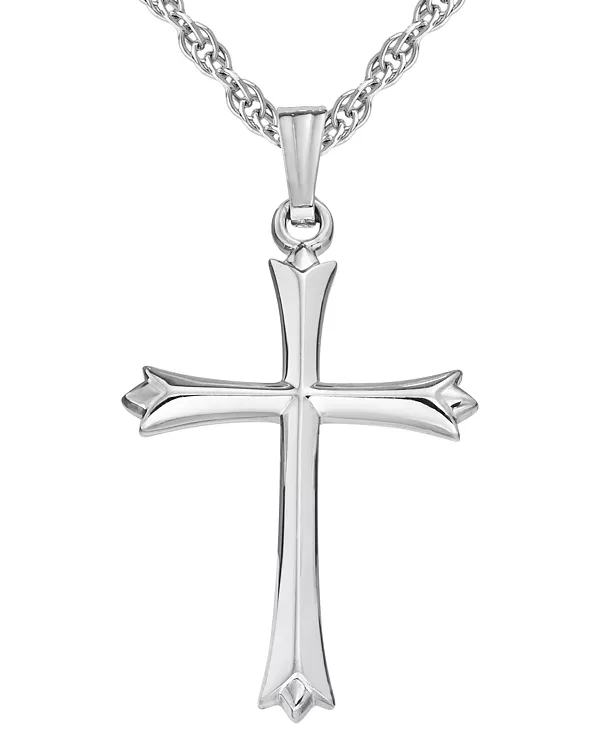 Ожерелье с кулоном в виде полированного креста с заостренным кончиком, 18 дюймов, из стерлингового серебра Macy'S, silver
Ожерелье с кулоном в виде полированного креста с заостренным кончиком, 18 дюймов, из стерлингового серебра Macy'S, silver