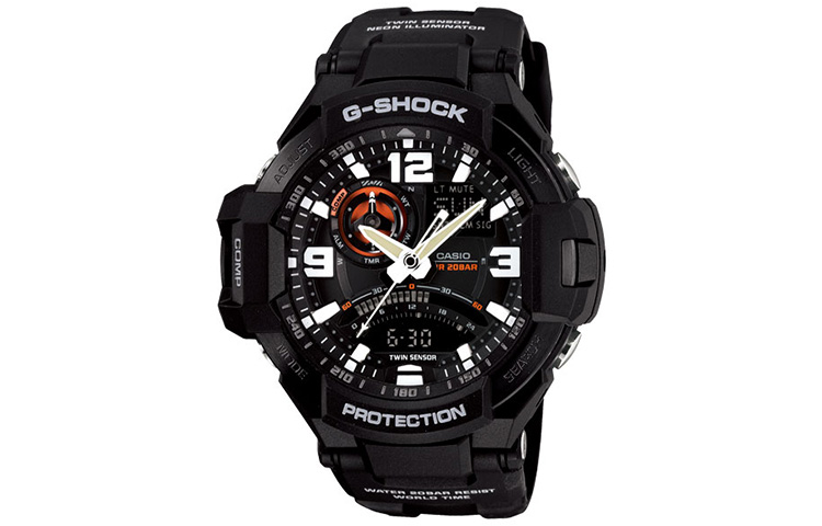 CASIO Часы Men Black Watch GA-1000-1A, Black Dial
CASIO Часы Men Black Watch GA-1000-1A, Black Dial