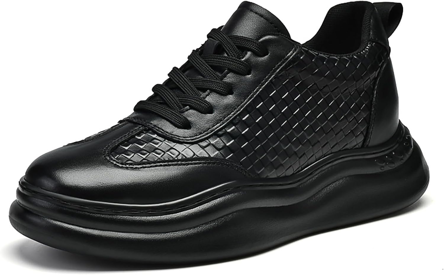 Мужские кроссовки на платформе из натуральной кожи с шнуровкой, модным принтом, круглым носком, с нескользящей мягкой подошвой, ольфорд-стиль, для вождения и офиса Forevercan, черный
Мужские кроссовки на платформе из натуральной кожи с шнуровкой, модным принтом, круглым носком, с нескользящей мягкой подошвой, ольфорд-стиль, для вождения и офиса Forevercan, черный
