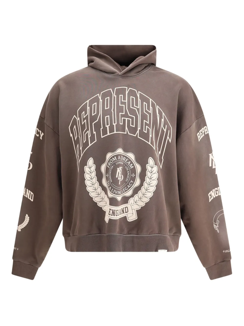 Толстовка с принтом герба Represent, коричневый
Толстовка с принтом герба Represent, коричневый