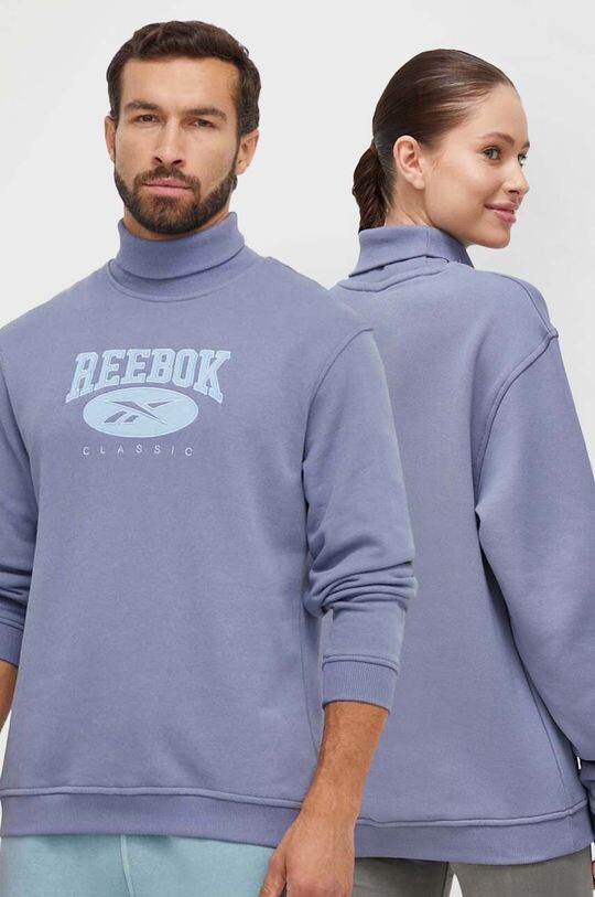 Хлопковая толстовка Reebok, синий
Хлопковая толстовка Reebok, синий