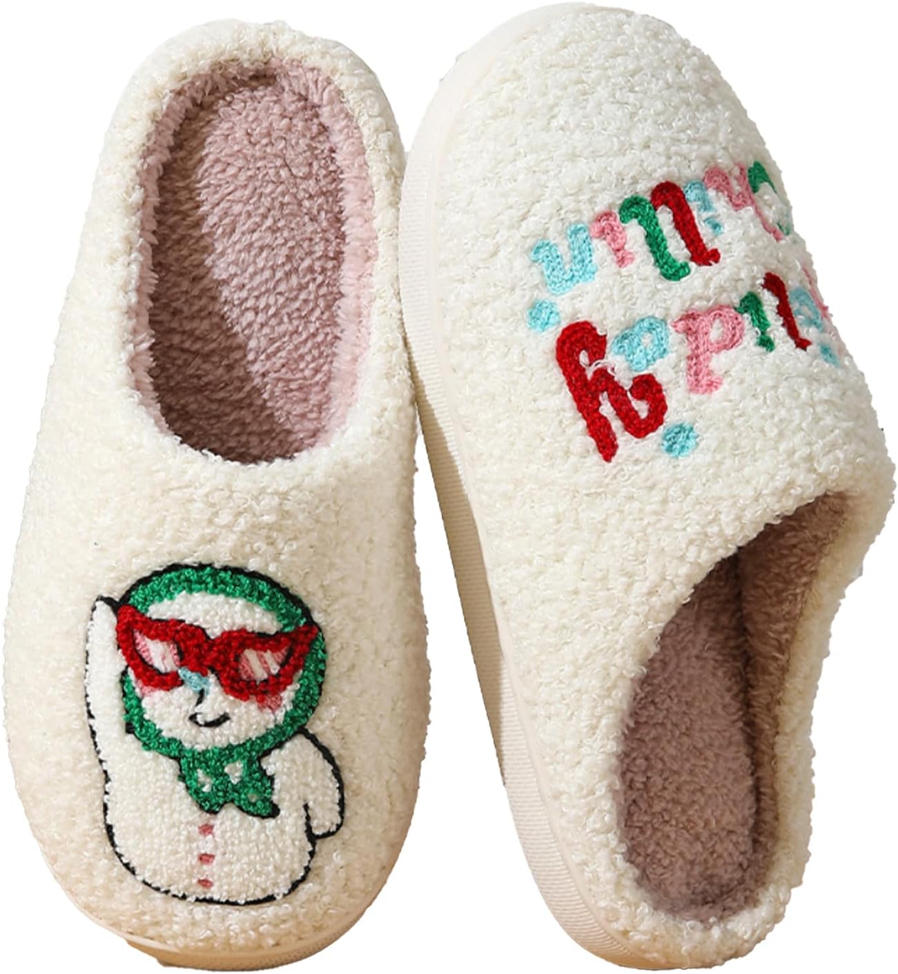 Рождественские хлопковые тапочки зимние плюшевые с мультяшным оленем, печеньем и Санта-Клаусом для дома, хлопковые домашние туфли Oukisam, 037 Holiday Snowman
Рождественские хлопковые тапочки зимние плюшевые с мультяшным оленем, печеньем и Санта-Клаусом для дома, хлопковые домашние туфли Oukisam, 037 Holiday Snowman