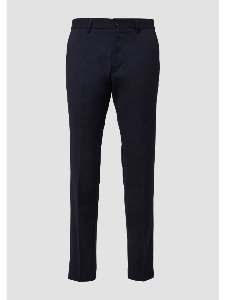 Тканевые брюки s.Oliver BLACK LABEL, синий 
Тканевые брюки s.Oliver BLACK LABEL, синий