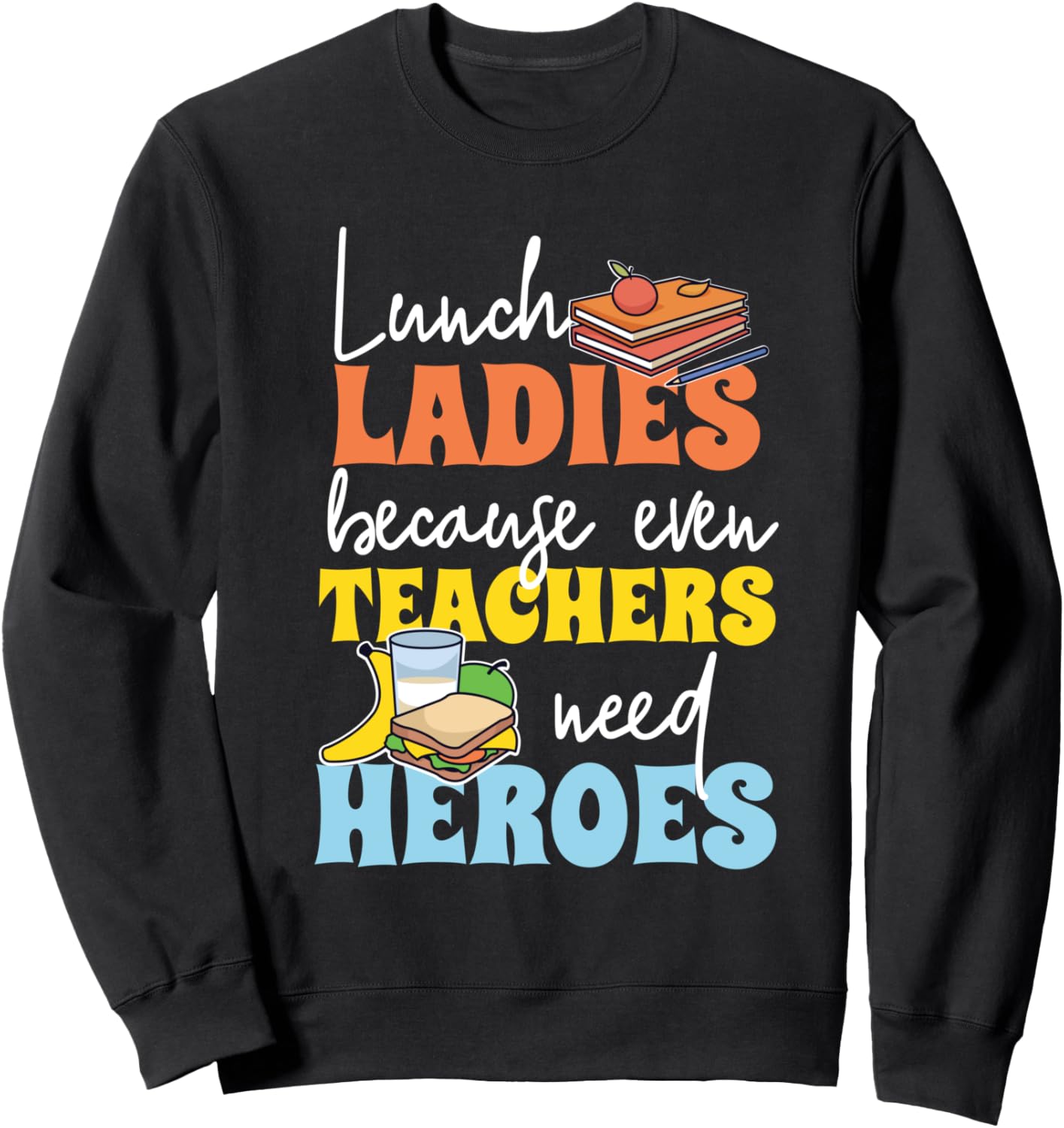 Толстовка с дизайном в честь работницы столовой Lunch Lady Ideas For School Cafeteria, черный
Толстовка с дизайном в честь работницы столовой Lunch Lady Ideas For School Cafeteria, черный