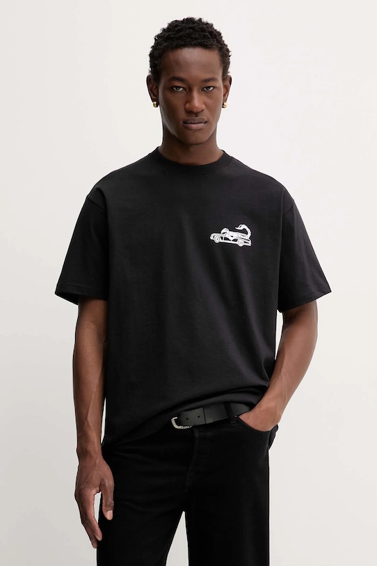 Хлопковая футболка Vans, черный
Хлопковая футболка Vans, черный