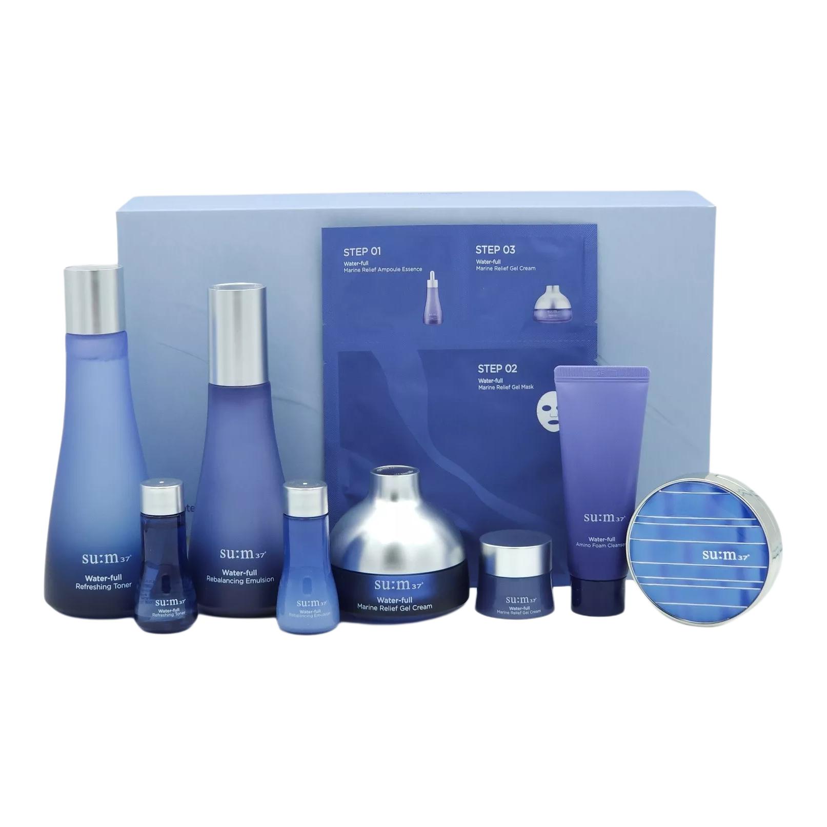 Набор для увлажнения кожи увлажняет и питает набор из 9 предметов SU:M37°
Набор для увлажнения кожи увлажняет и питает набор из 9 предметов SU:M37°