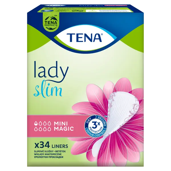 Гигиенические прокладки, 34 шт./1 упаковка. Tena Lady mini magic
Гигиенические прокладки, 34 шт./1 упаковка. Tena Lady mini magic