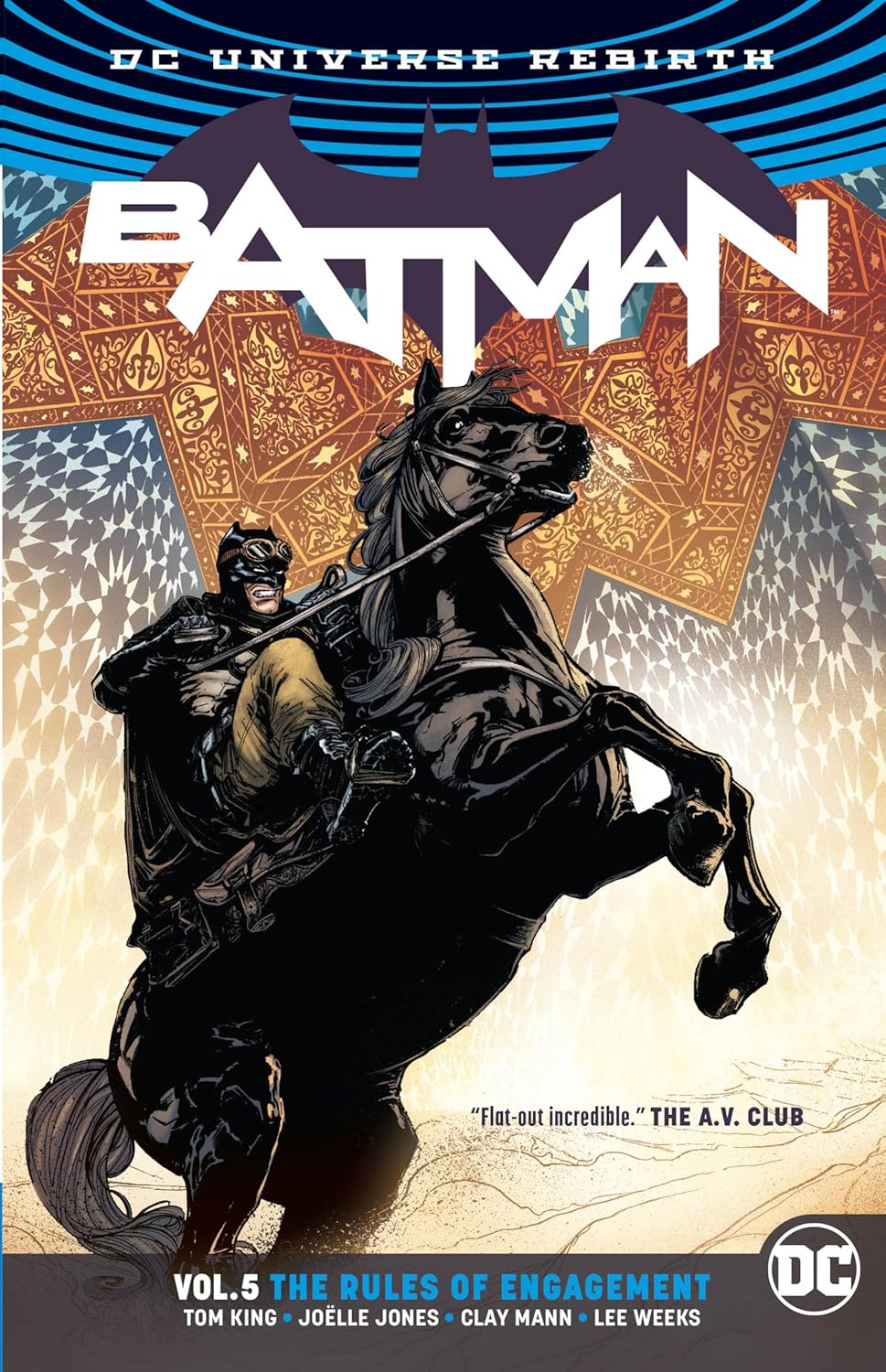 Batman Vol. 5: Rules of Engagement (Rebirth) (Batman: Dc Universe Rebirth, 5) (DC Comics)
Batman Vol. 5: Rules of Engagement (Rebirth) (Batman: Dc Universe Rebirth, 5) (DC Comics)