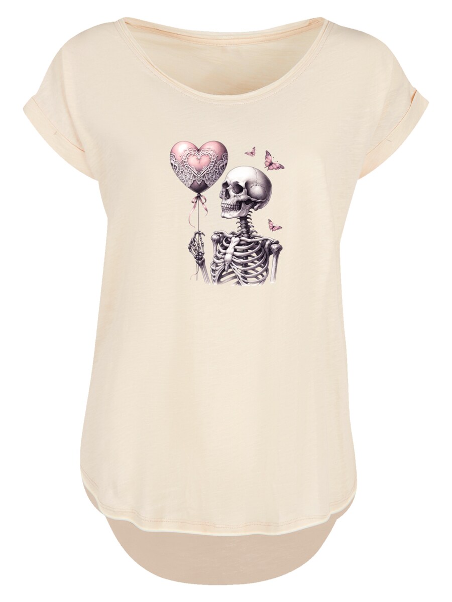 Рубашка F4NT4STIC Skelett hält Herzballon, песочный
Рубашка F4NT4STIC Skelett hält Herzballon, песочный