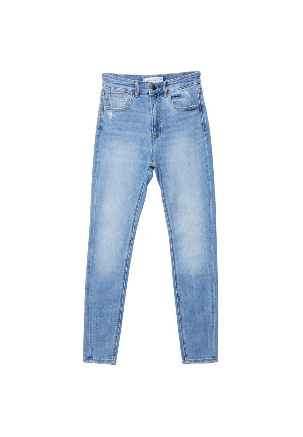 Джинсы облегающие Stradivarius, голубой
Джинсы облегающие Stradivarius, голубой