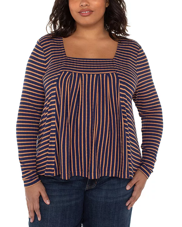 Вязаный топ с длинными рукавами и квадратным вырезом Liverpool Los Angeles Plus, синий
Вязаный топ с длинными рукавами и квадратным вырезом Liverpool Los Angeles Plus, синий