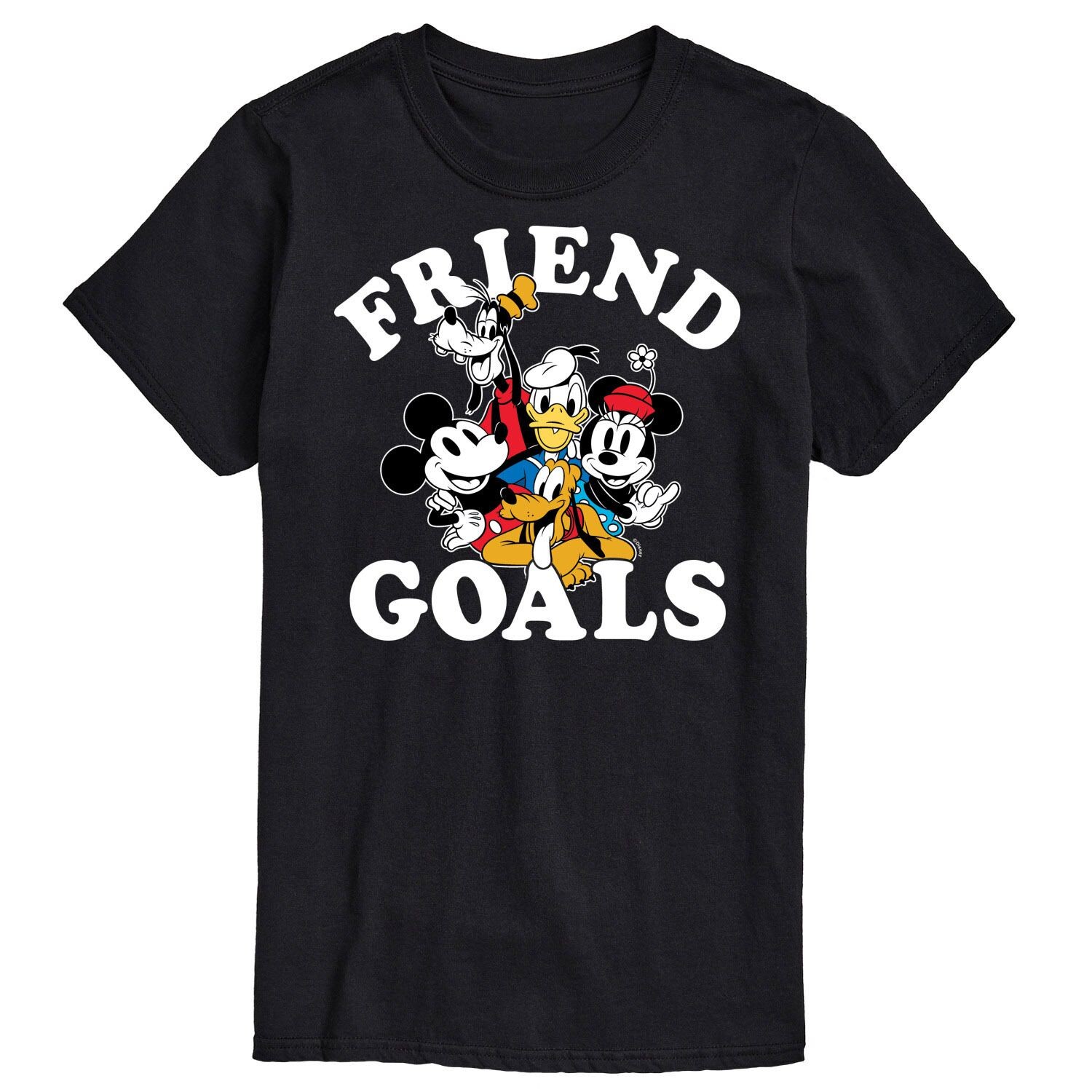 Футболка Disney Big & Tall Friend Goals License, черный
Футболка Disney Big & Tall Friend Goals License, черный