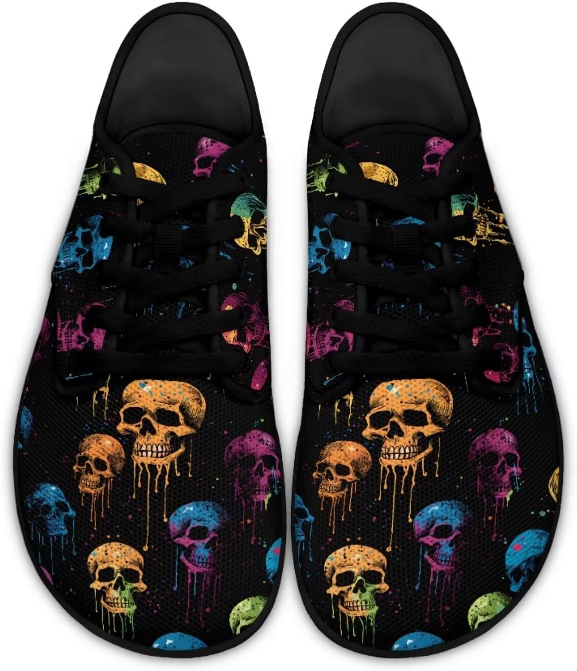 Женские кроссовки с черепами для ходьбы и бега, модные туфли на шнуровке, лоферы для вождения Ecaestolph, черный
Женские кроссовки с черепами для ходьбы и бега, модные туфли на шнуровке, лоферы для вождения Ecaestolph, черный
