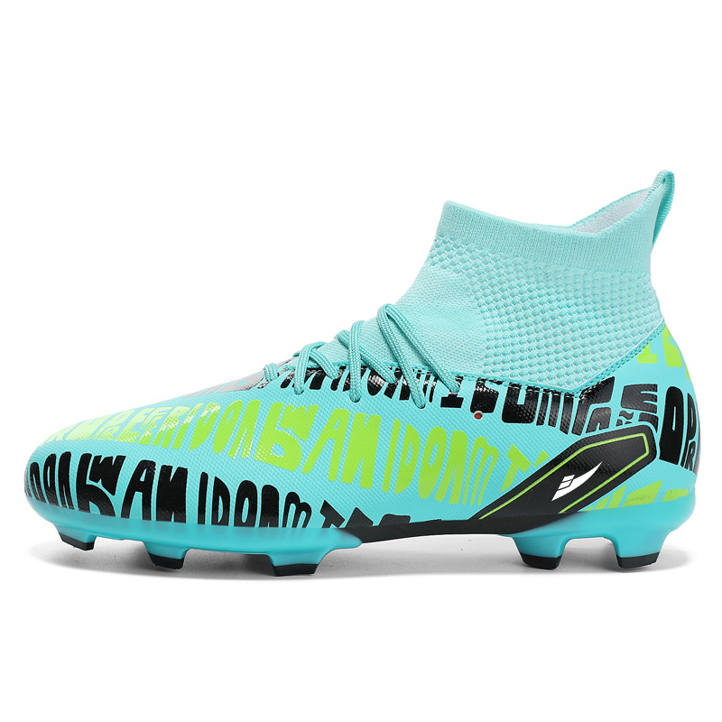 Kuding Антискользящие износостойкие дышащие футбольные бутсы унисекс с длинными шипами в голубом цвете, цвет Cyan Long Stud
Kuding Антискользящие износостойкие дышащие футбольные бутсы унисекс с длинными шипами в голубом цвете, цвет Cyan Long Stud