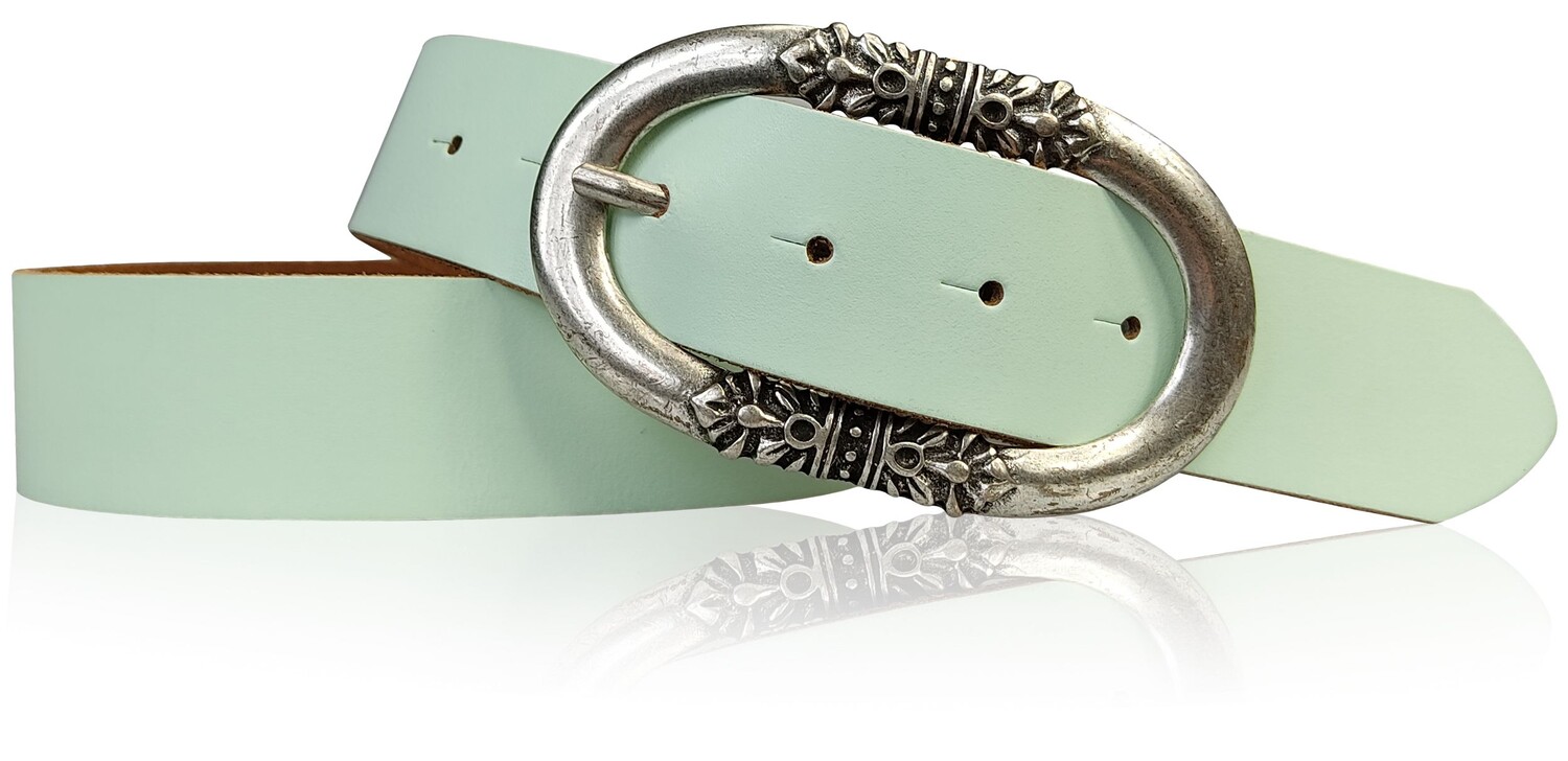 Кожаный ремень FRONHOFER, цвет Pistazie 
Кожаный ремень FRONHOFER, цвет Pistazie