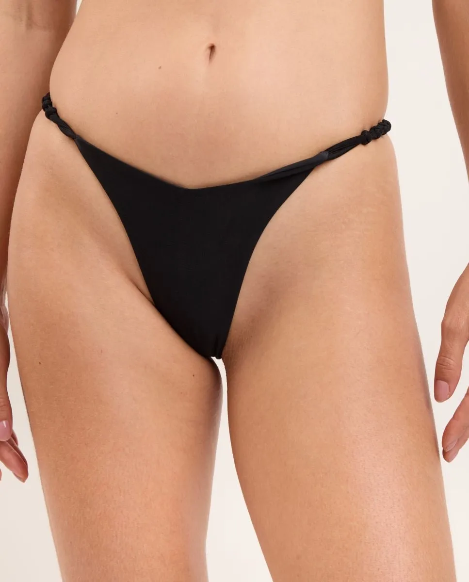 Простые бразильские плавки бикини Río de Sol, черный
Простые бразильские плавки бикини Río de Sol, черный