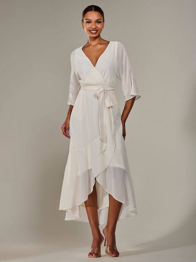 Миди-платье с запахом спереди Jolie Moi, кремовый
Миди-платье с запахом спереди Jolie Moi, кремовый