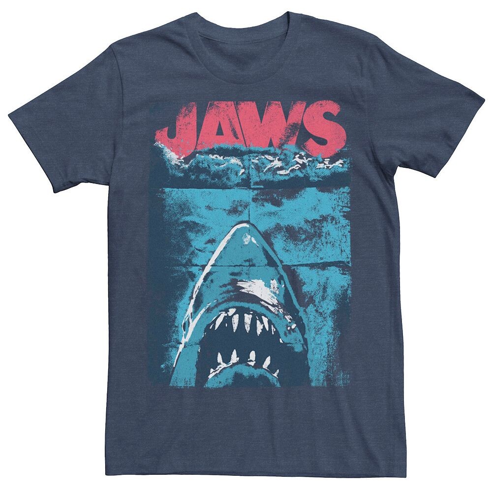 Мужская футболка с логотипом и потертым сложенным плакатом Jaws Licensed Character, цвет Navy Heather
Мужская футболка с логотипом и потертым сложенным плакатом Jaws Licensed Character, цвет Navy Heather