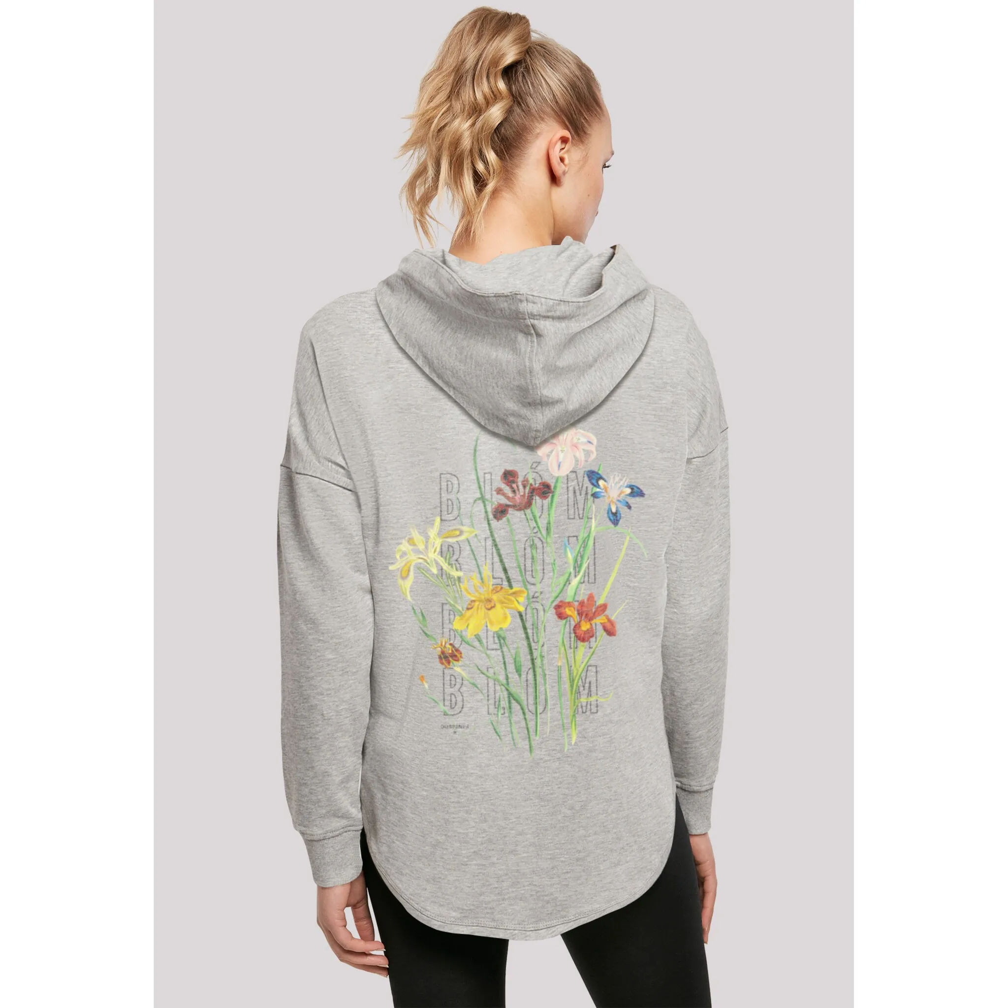 Толстовка F4NT4STIC "цветочный узор", принт, серый 
Толстовка F4NT4STIC "цветочный узор", принт, серый