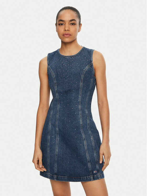 Облегающее джинсовое платье DW0DW19793 Tommy Jeans, синий
Облегающее джинсовое платье DW0DW19793 Tommy Jeans, синий