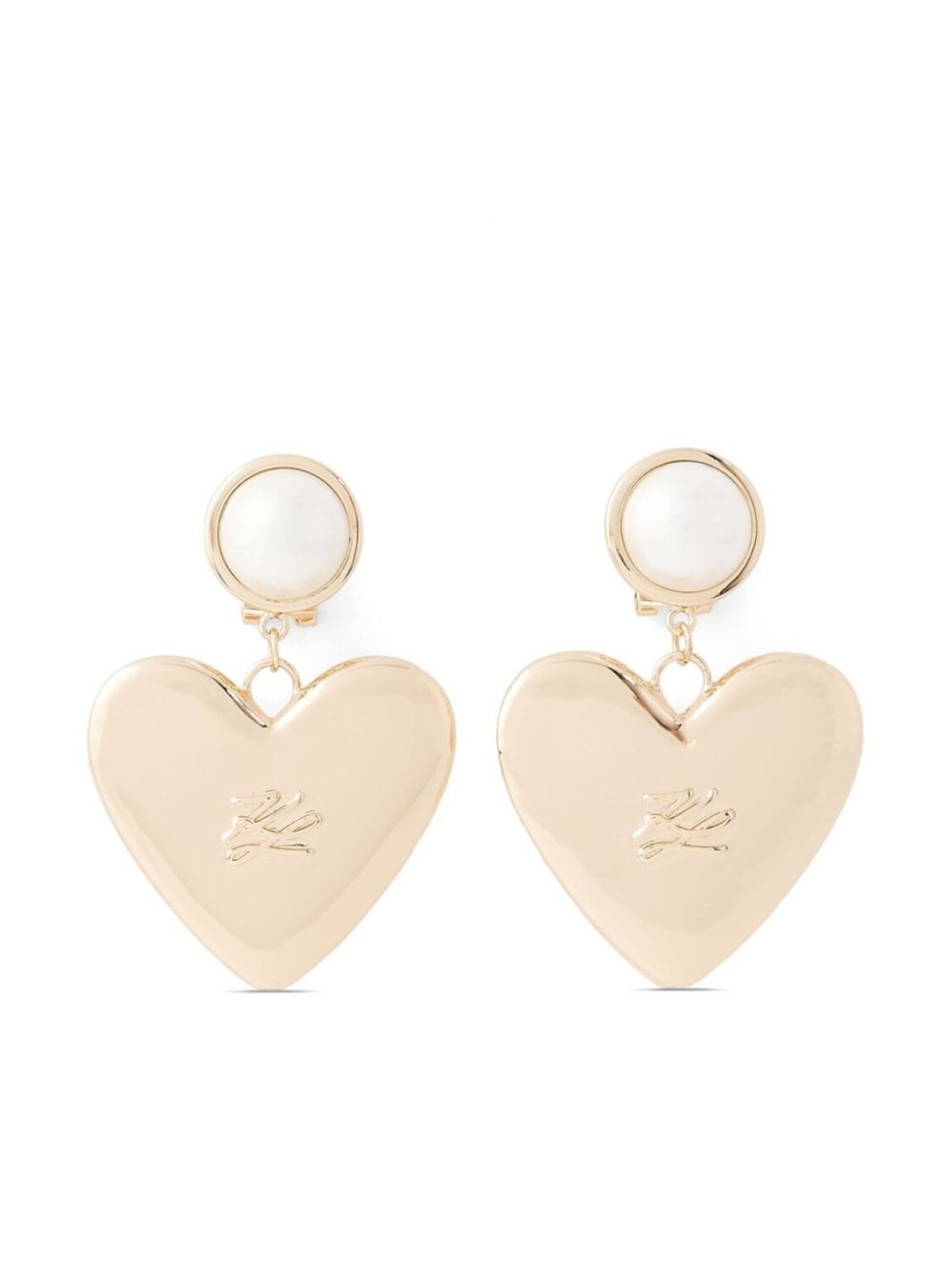 Серьги-подвески K/Heart с жемчугом Karl Lagerfeld, золотой
Серьги-подвески K/Heart с жемчугом Karl Lagerfeld, золотой