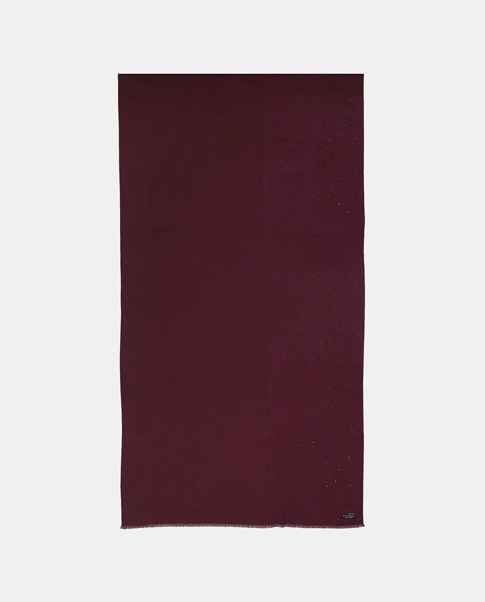 Однотонная шаль из полиэстера и вискозы V.Fraas, бордовый
Однотонная шаль из полиэстера и вискозы V.Fraas, бордовый