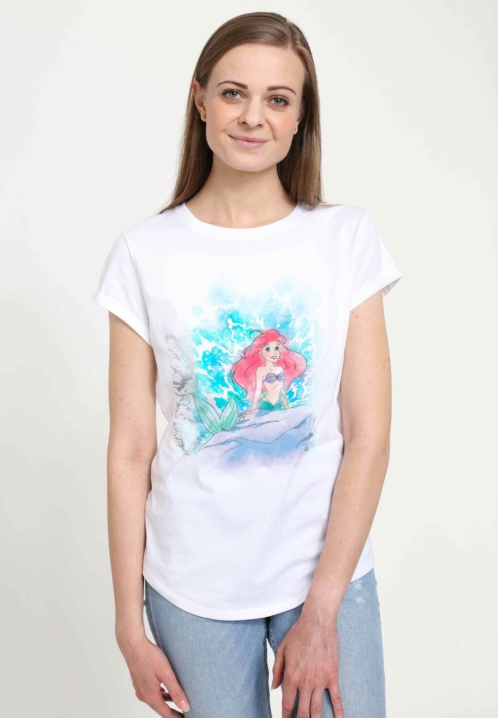 Футболка с принтом THE LITTLE MERMAID WATERCOLOR SPLASH Disney, белый
Футболка с принтом THE LITTLE MERMAID WATERCOLOR SPLASH Disney, белый