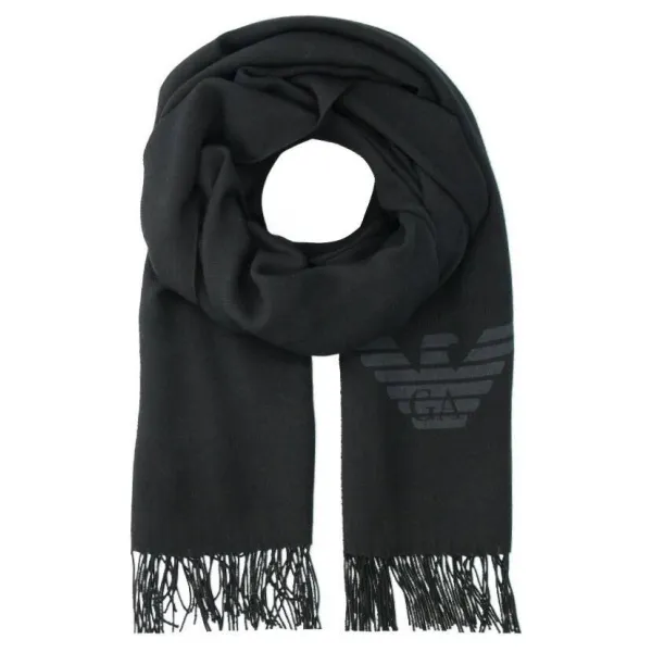 Шарф Emporio Armani, черный
Шарф Emporio Armani, черный