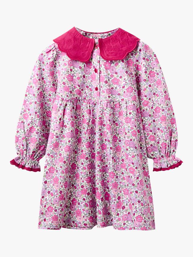 Детское платье с воротником питер пэн и цветочным принтом из хлопка JoJo Maman Bébé, Plum
Детское платье с воротником питер пэн и цветочным принтом из хлопка JoJo Maman Bébé, Plum