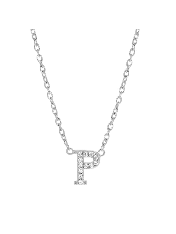 Lucardi Серебряное ожерелье 925 пробы "Буква П"
Lucardi Серебряное ожерелье 925 пробы "Буква П"