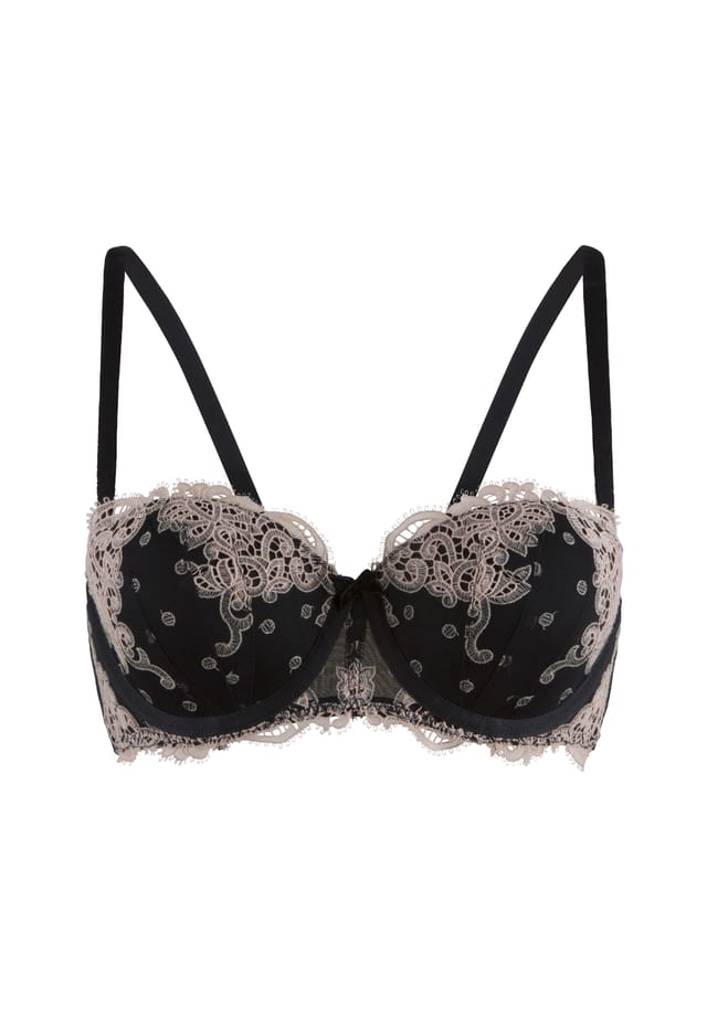 Бюстгальтер балконет без бретелек Lingadore, черный
Бюстгальтер балконет без бретелек Lingadore, черный