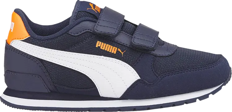 Кроссовки Puma ST Runner v3 Mesh V Little Kid Peacoat Vibrant Orange, синий
Кроссовки Puma ST Runner v3 Mesh V Little Kid Peacoat Vibrant Orange, синий
