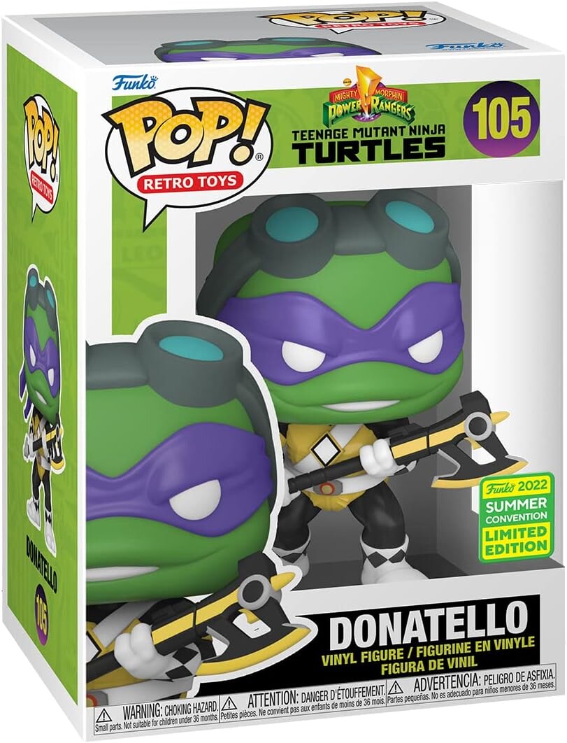 Фигурка Funko Pop! Teenage Mutant Ninja Turtles Vinyl Figure Donatello in Black Power Rangers Outfit Convention Exclusiv
Фигурка Funko Pop! Teenage Mutant Ninja Turtles Vinyl Figure Donatello in Black Power Rangers Outfit Convention Exclusiv
