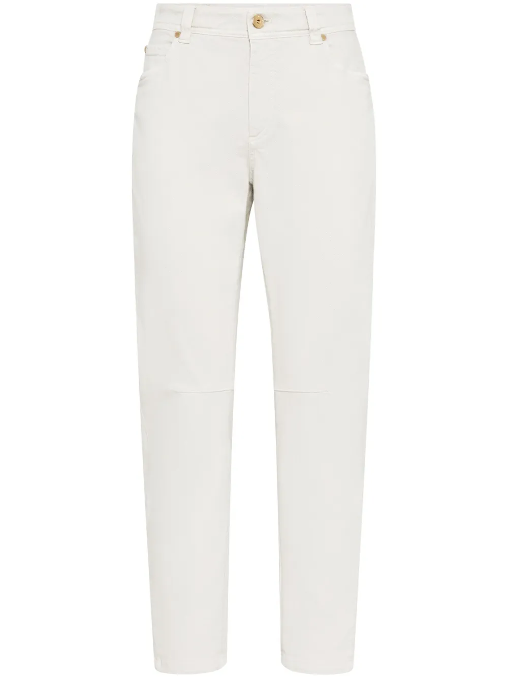 Зауженные джинсы средней посадки Brunello Cucinelli, нейтральный
Зауженные джинсы средней посадки Brunello Cucinelli, нейтральный