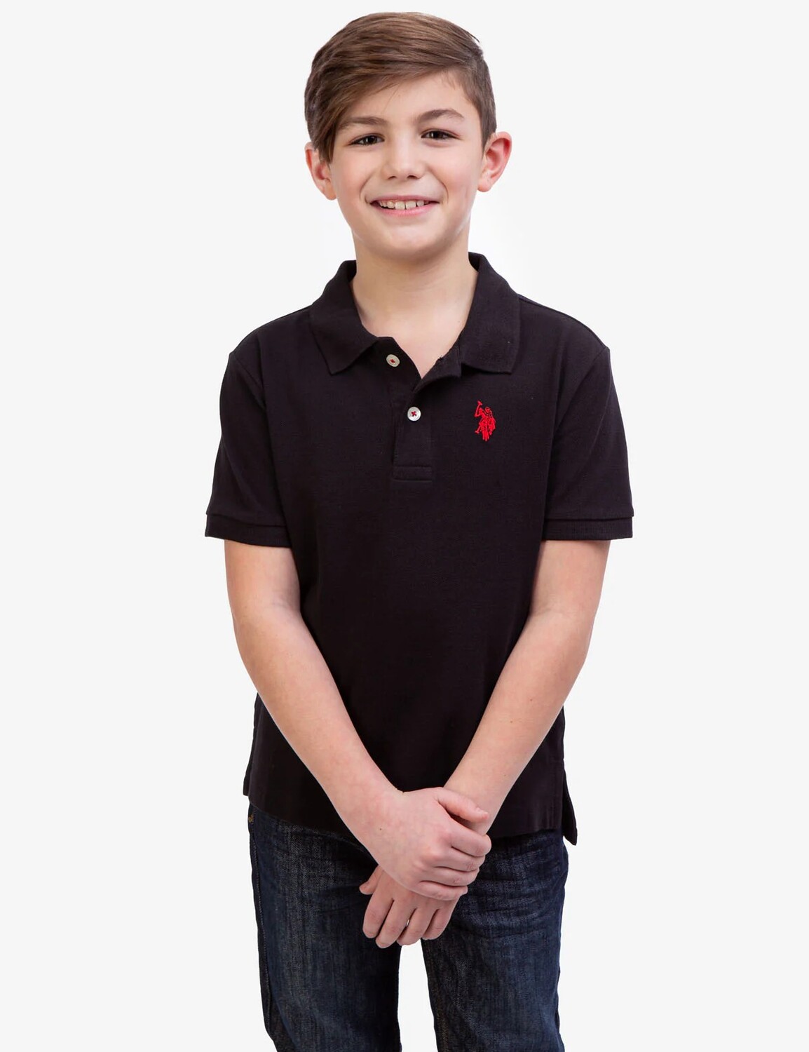 Футболка поло U.S. Polo Assn. Boys Solid Pique, черный
Футболка поло U.S. Polo Assn. Boys Solid Pique, черный