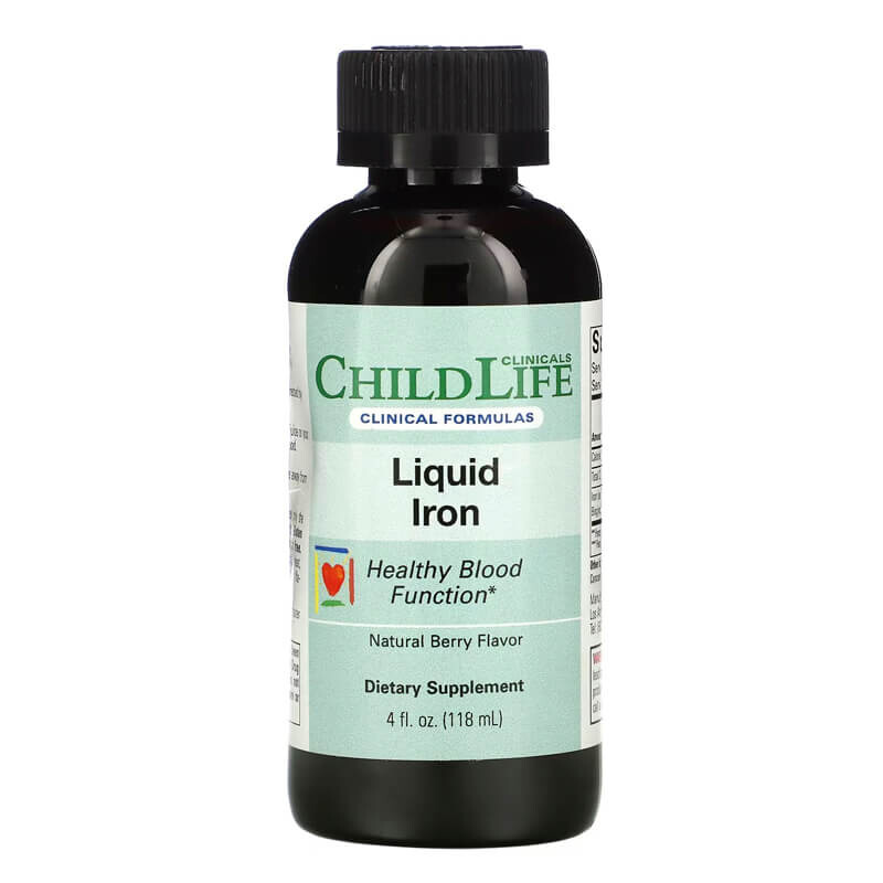 Жидкое железо Childlife Clinicals со вкусом натуральных ягоды, 118 мл
Жидкое железо Childlife Clinicals со вкусом натуральных ягоды, 118 мл