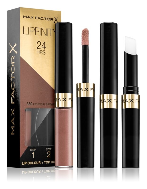 Стойкая помада с бальзамом Max Factor Lipfinity Lip Colour, оттенок 350 Essential Brown
Стойкая помада с бальзамом Max Factor Lipfinity Lip Colour, оттенок 350 Essential Brown