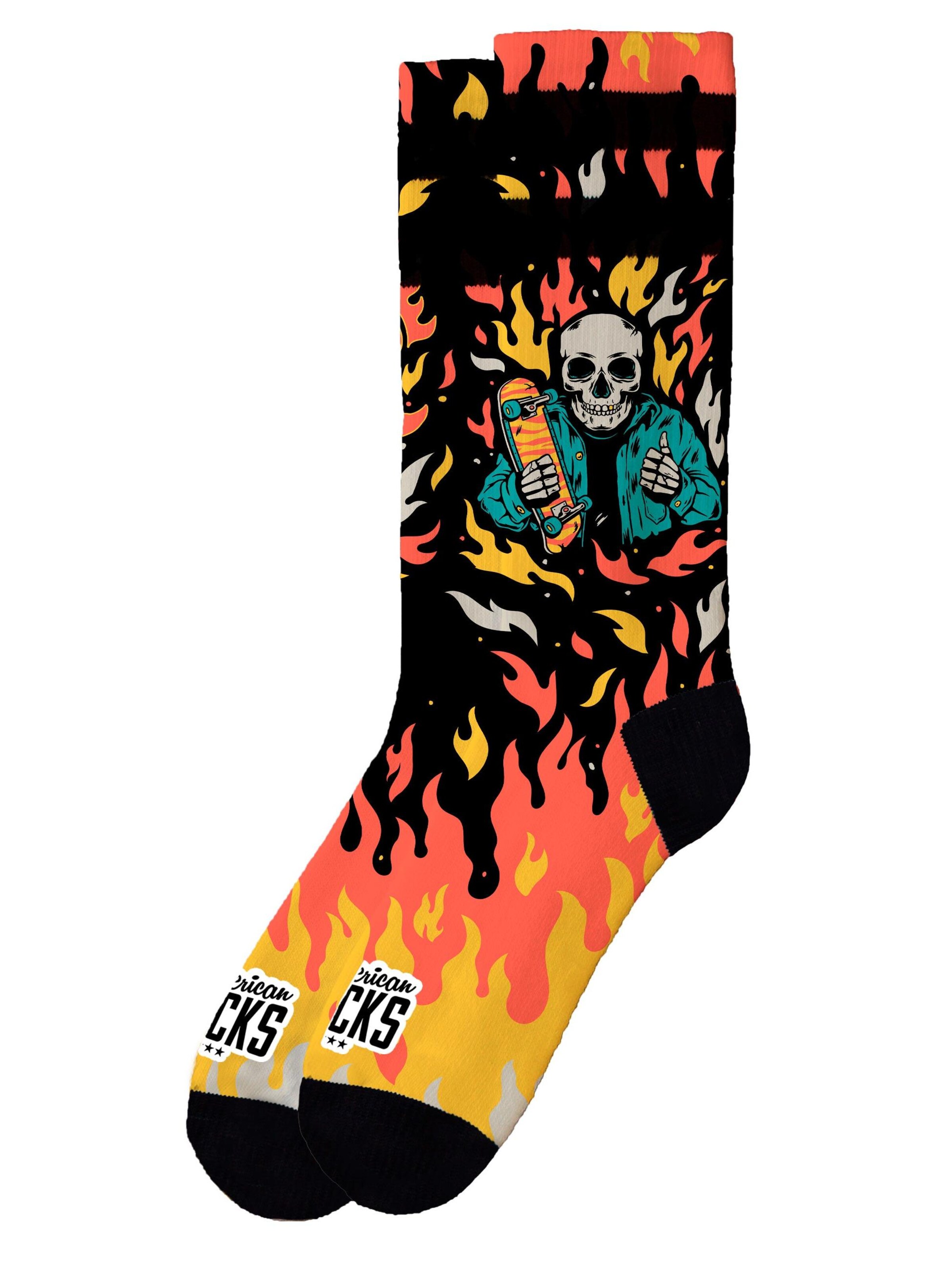 American Socks Носки 'Welcome to Hell' в черном цвете
American Socks Носки 'Welcome to Hell' в черном цвете
