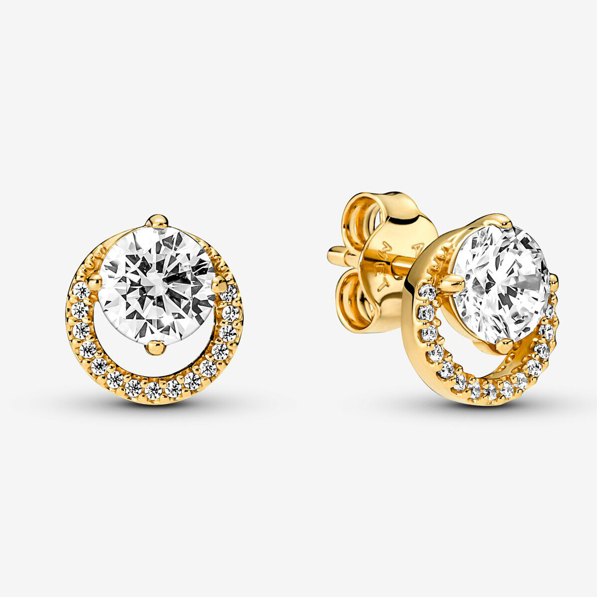 Серьги Pandora Sparkling Round Halo, золото
Серьги Pandora Sparkling Round Halo, золото