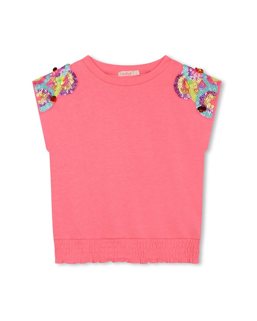 Футболка Billieblush с отделкой пайетками, розовый
Футболка Billieblush с отделкой пайетками, розовый