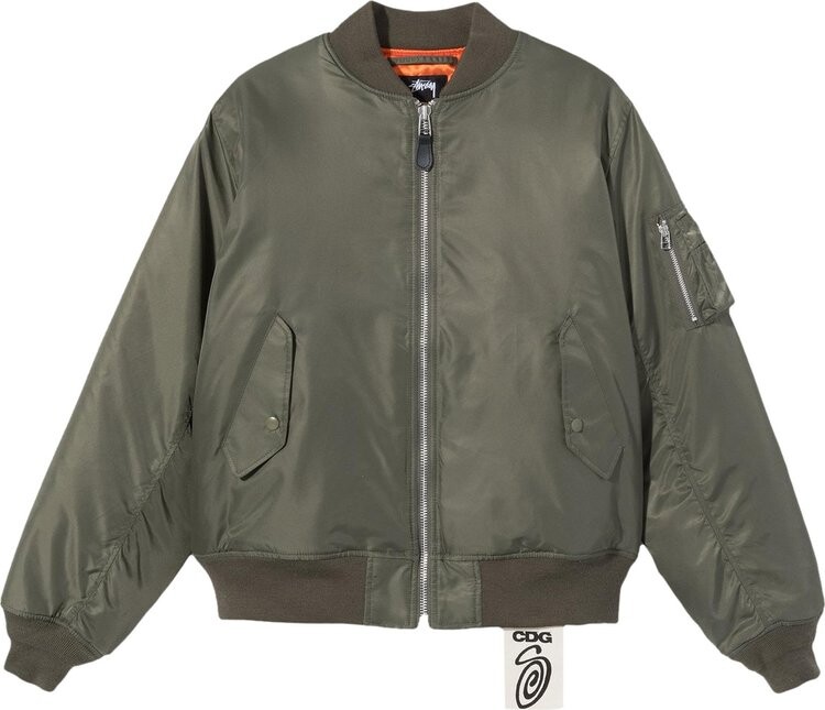 Куртка Stussy x Comme des Garçons MA-1 Jacket 'Olive', зеленый
Куртка Stussy x Comme des Garçons MA-1 Jacket 'Olive', зеленый
