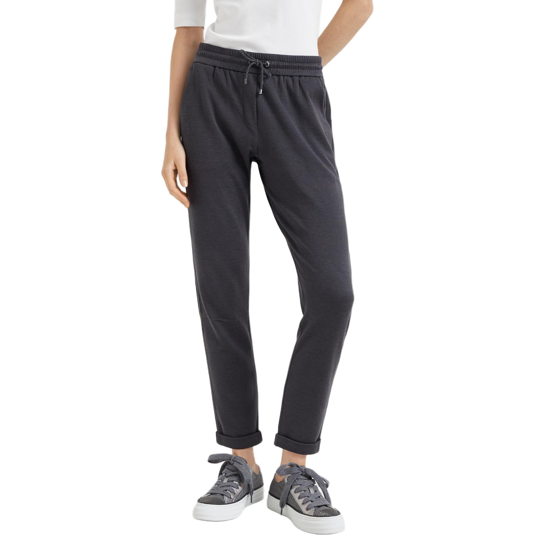 Брюки спортивные с отделкой из бисера Brunello Cucinelli, средне-серый
Брюки спортивные с отделкой из бисера Brunello Cucinelli, средне-серый