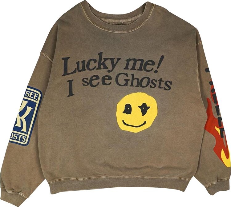 Толстовка Cactus Plant Flea Market Kids See Ghosts Lucky Me Crewneck Sweatshirt 'Trench', загар
Толстовка Cactus Plant Flea Market Kids See Ghosts Lucky Me Crewneck Sweatshirt 'Trench', загар