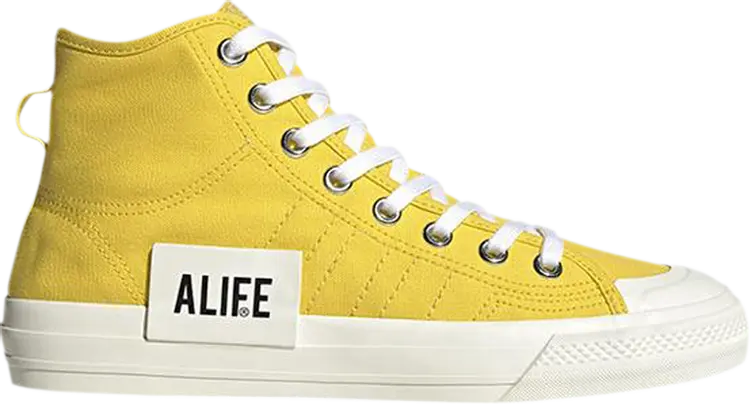 Кроссовки Adidas ALIFE x Nizza High 'Yellow', желтый
Кроссовки Adidas ALIFE x Nizza High 'Yellow', желтый