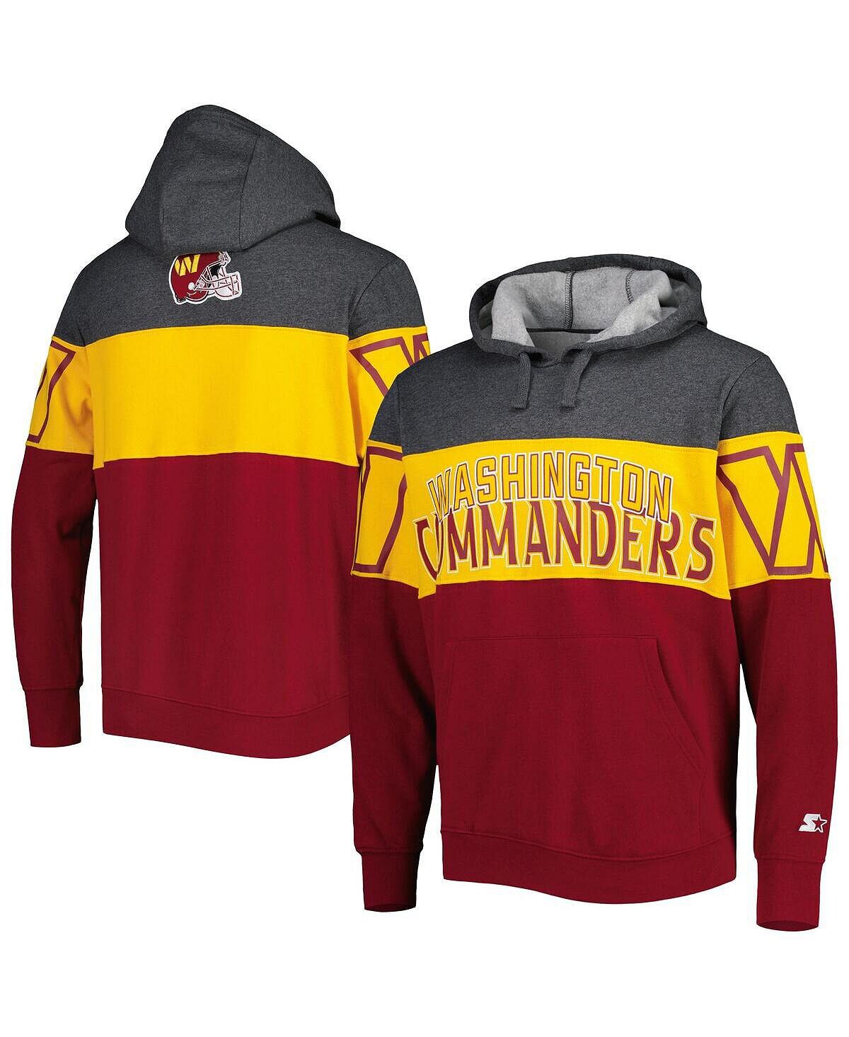 Мужская темно-серая, бордовая толстовка с капюшоном washington commanders extreme pullover Starter, мульти
Мужская темно-серая, бордовая толстовка с капюшоном washington commanders extreme pullover Starter, мульти