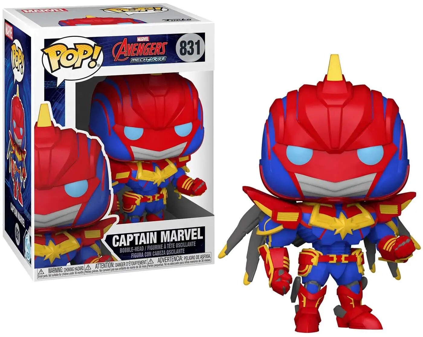 Funko Pop! Marvel: Marvel Mech - Captain Marvel Vinyl Bobblehead
Funko Pop! Marvel: Marvel Mech - Captain Marvel Vinyl Bobblehead