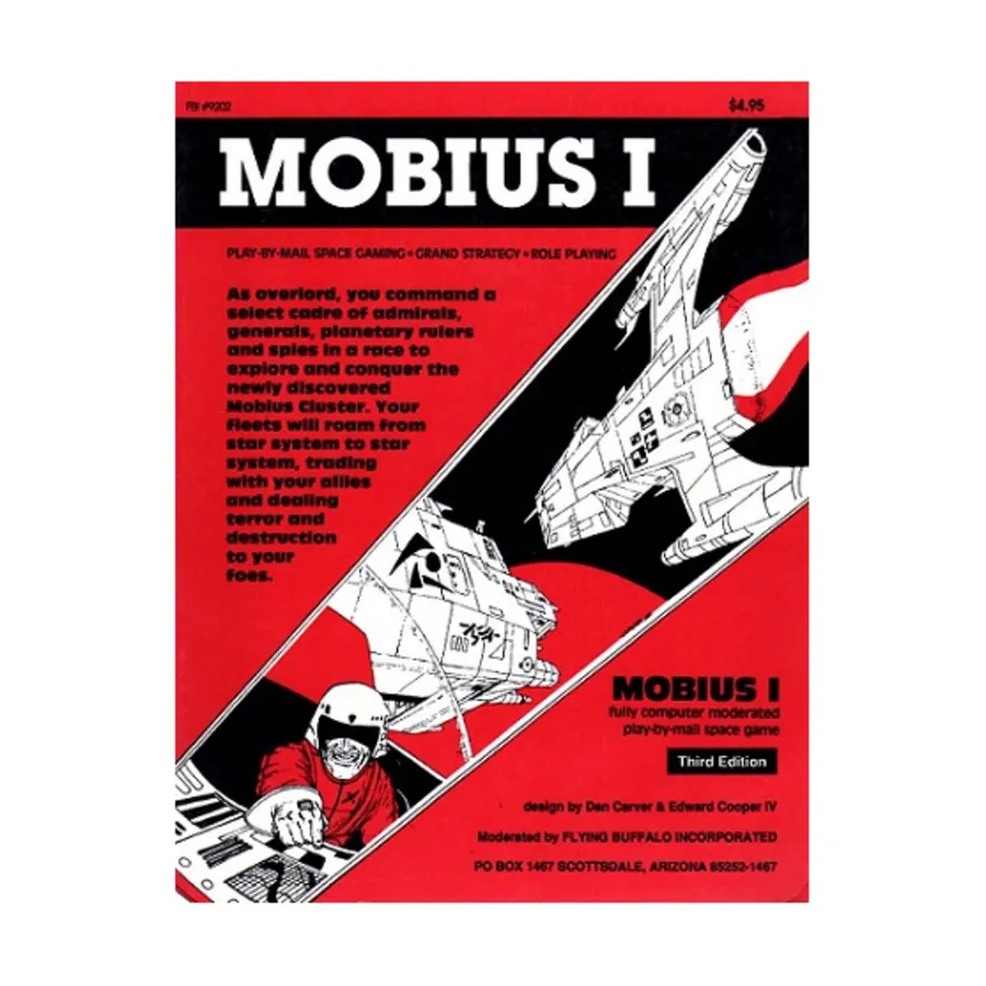 Mobius I - Space PBM Game, Fantasy Supplements (Flying Buffalo), мягкая обложка
Mobius I - Space PBM Game, Fantasy Supplements (Flying Buffalo), мягкая обложка