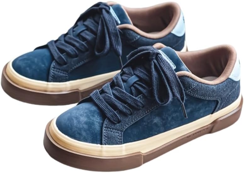 Мужские спортивные кроссовки в стиле ретро для колледжа, однотонные, низкие, на шнуровке, с круглым носком Hoalox, синий
Мужские спортивные кроссовки в стиле ретро для колледжа, однотонные, низкие, на шнуровке, с круглым носком Hoalox, синий