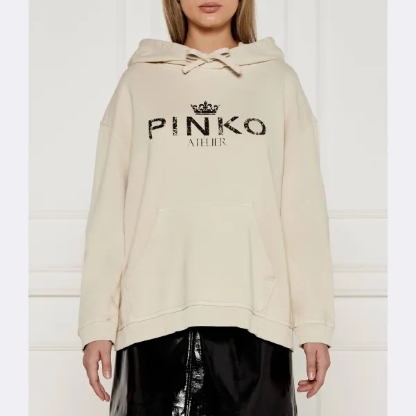 Толстовка обычного кроя Pinko, бежевый 
Толстовка обычного кроя Pinko, бежевый